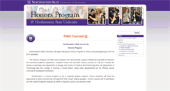 Desktop Screenshot of honors.nsula.edu
