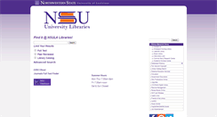 Desktop Screenshot of library.nsula.edu