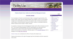 Desktop Screenshot of facilityuse.nsula.edu