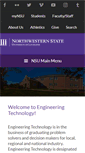 Mobile Screenshot of engrtech.nsula.edu