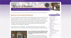 Desktop Screenshot of business2.nsula.edu