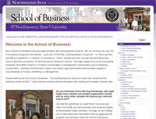 Tablet Screenshot of business2.nsula.edu