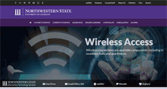 Desktop Screenshot of academicservices.nsula.edu