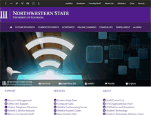 Tablet Screenshot of academicservices.nsula.edu